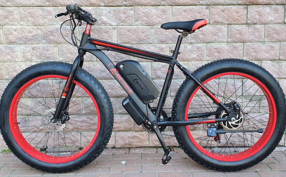 E-motion Fatbike GT – 1000W Electric Fat Bike (48V 16Ah Panasonic, 50 km/h)