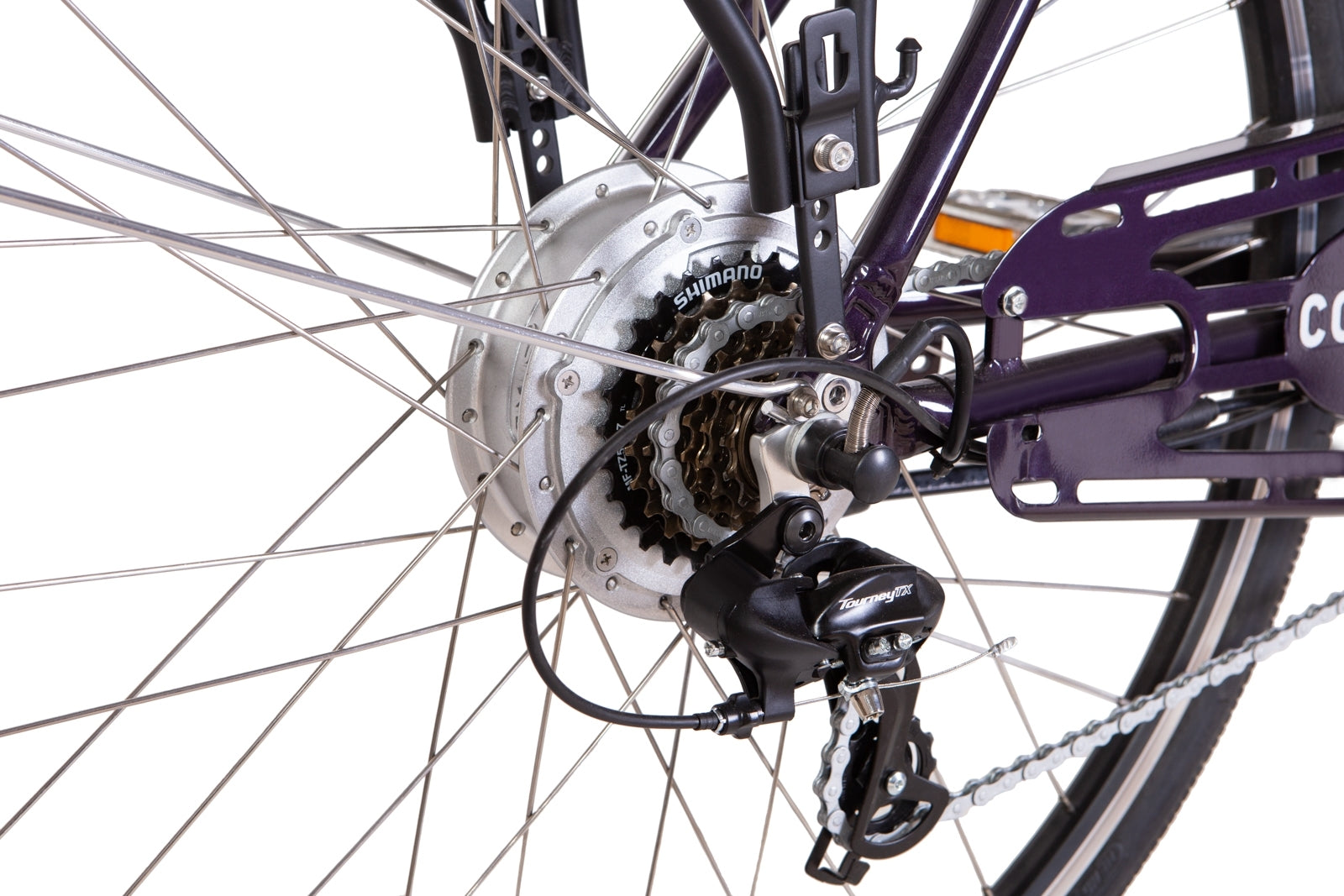 DOROZHNIK CORAL 28" – 350W Urban Electric Bike (2022, LG Battery, Basket & Rack)