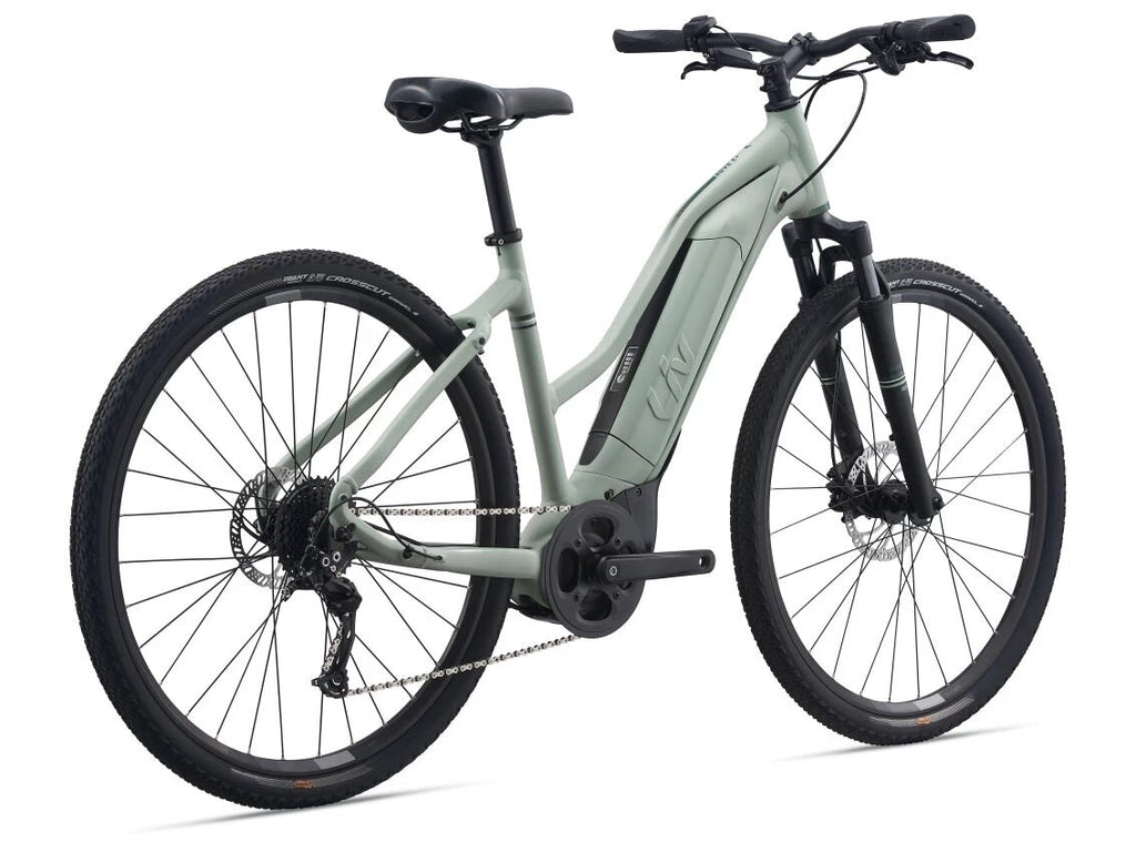 Liv Rove E+ 28" (2022) – Women’s Hybrid Electric Bike (SyncDrive Core, 400Wh, 9-Speed)