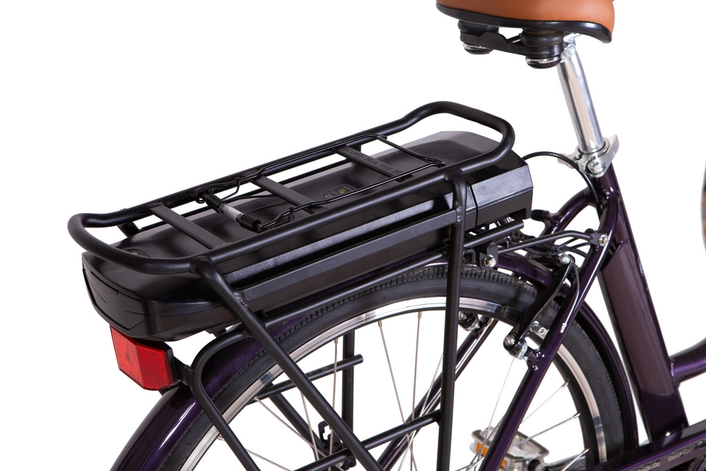 DOROZHNIK CORAL 28" – 350W Urban Electric Bike (2022, LG Battery, Basket & Rack)