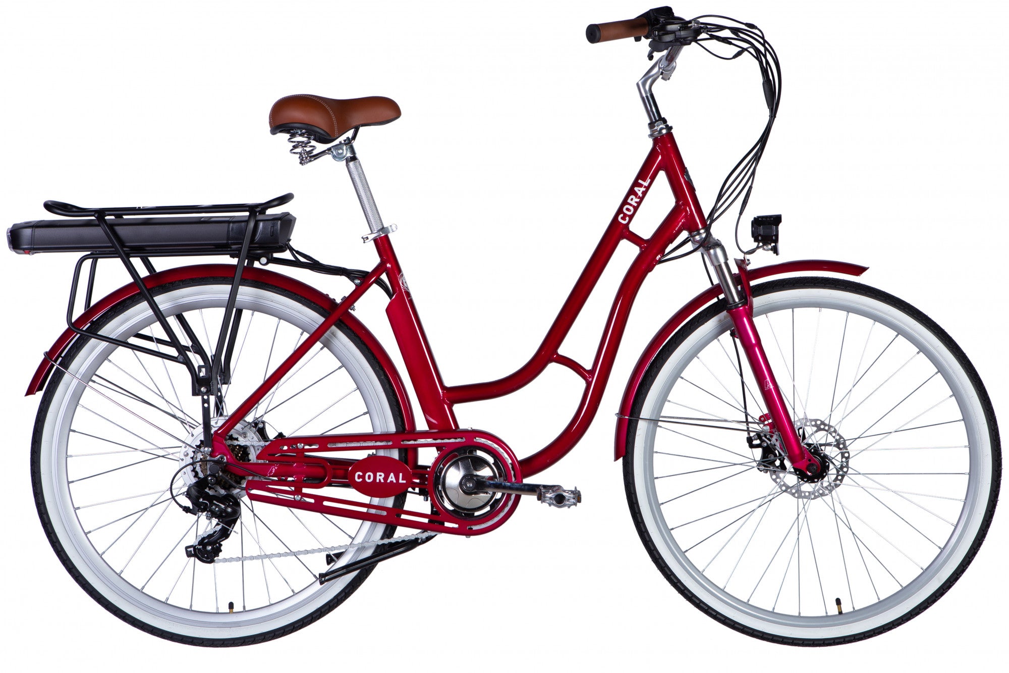 DOROZHNIK eCORAL DD FR 28" – 500W Urban Electric Bike (2025, 48V, 84 km Range)